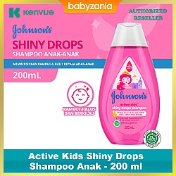 Johnsons Active Kids Shiny Drops Shampoo Anak -...