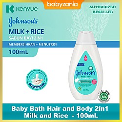 Johnsons Baby Milk and Rice Hair and Body 2in1 -...