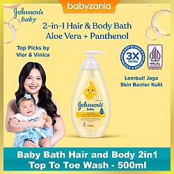 Johnsons Baby Bath Hair and Body 2in1 Top To Toe Wash - 500ml