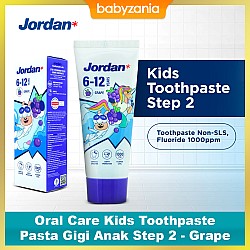 Jordan Oral Care Kids Toothpaste Pasta Gigi Anak...