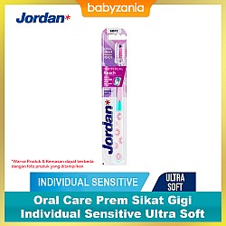 Jordan Oral Care Prem Sikat Gigi Individual Sensitive Ultra Soft