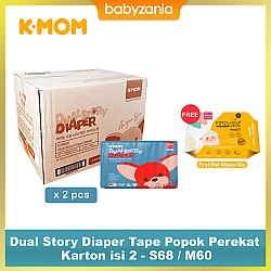 K-MOM Diaper Tape Popok Bayi Perekat - Karton Isi...