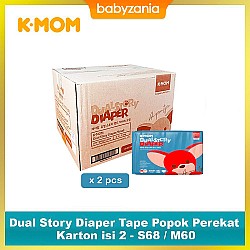 K-MOM Diaper Tape Popok Bayi Perekat - Karton Isi...