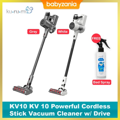 Kurumi KV 10 Powerful Cordless Stick Vacuum Cleaner with Power Drive Mop Head