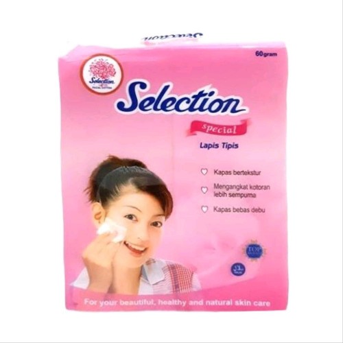 Selection Facial Cotton Special Kapas Tipis - 60gram
