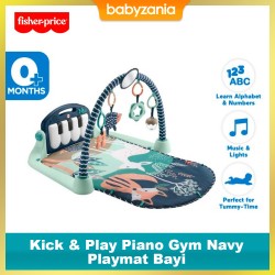 Fisher Price Baby Kick & Play Piano Gym Navy...