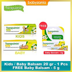 Transpulmin Kids / Baby Balsam 20 gr - 1 Pcs FREE...