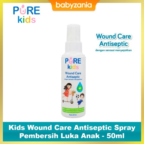 Pure Kids Wound Care Antiseptic Spray Pembersih Luka Anak - 50 ml