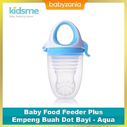 Kidsme Baby Food Feeder Plus Empeng Buah Dot Bayi - Aqua