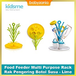 Kidsme Food Feeder Multi Purpose Rack Rak Pengering Botol Susu - Lime