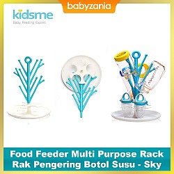Kidsme Food Feeder Multi Purpose Rack Rak Pengering Botol Susu - Sky
