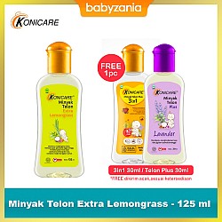 Konicare Minyak Telon Extra Lemongrass 125 ml -...