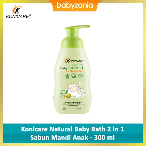 Konicare Natural Baby Bath 2 in 1 for Newborn Sabun Mandi Pump - 300ml