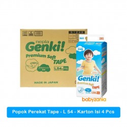 Nepia Genki Popok Bayi Perekat Tape L54 / L 54 -...