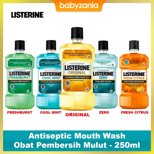 Listerine Antiseptic Mouth Wash Obat Pembersih Mulut - 250 ml