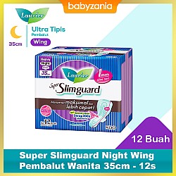 Laurier Super Slimguard Night Wing Pembalut...