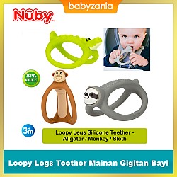 Nuby Loopy Legs Teether Mainan Gigitan Bayi