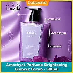 Lunalla  Amethyst Perfume Brightening Shower Scrub - 300ml