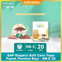 MAKUKU SAP Diapers Soft Care Tape Popok Perekat...
