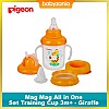 Pigeon Mag Mag All in One Set Training Cup 3m+ - Giraffe 