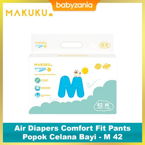 Makuku Air Diapers Comfort Fit Pants Popok Celana Bayi - M 42