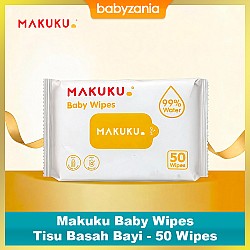 Makuku Baby Wipes Tisu Basah Bayi - 50 Wipes