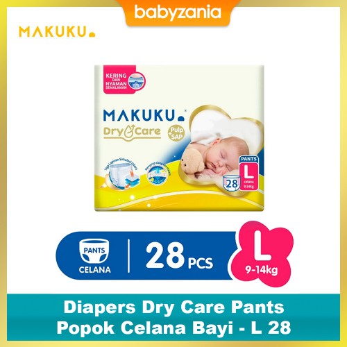 Makuku Diapers Dry Care Pants L 28