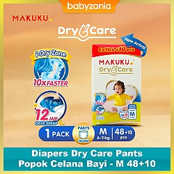 Makuku Diapers Dry Care Pants Popok Celana Bayi - M 48+10