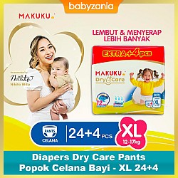 Makuku Diapers Dry Care Pants Popok Celana Bayi - XL 24+4