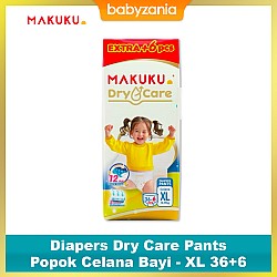 Makuku Diapers Dry Care Pants Popok Celana Bayi - XL 36+6