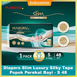 Makuku Diapers Slim Luxury Silky Tape Popok...