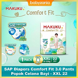 Makuku SAP Diapers Comfort Fit 3.0 Pants Popok...