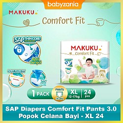 Makuku SAP Diapers Comfort Fit Pants 3.0 Popok...