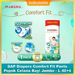 Makuku SAP Diapers Comfort Fit Pants Popok Celana...