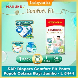 Makuku SAP Diapers Comfort Fit Pants Popok Celana...