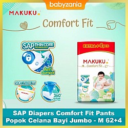 Makuku SAP Diapers Comfort Fit Pants Popok Celana...