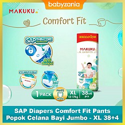 Makuku SAP Diapers Comfort Fit Pants Popok Celana...