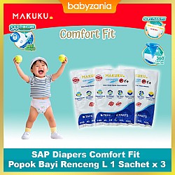 Makuku SAP Diapers Comfort Fit Popok Celana Bayi...