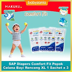 Makuku SAP Diapers Comfort Fit Popok Celana Bayi...