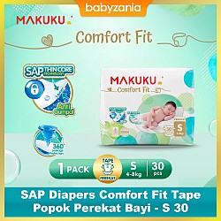 Makuku SAP Diapers Comfort Fit 3.0 Tape Popok...