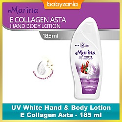 Marina UV White Hand & Body Lotion E Collagen Asta - 185 ml