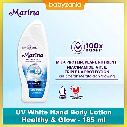 Marina UV White  Hand & Body Lotion Healthy & Glow - 185 ml