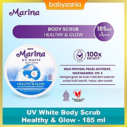Marina UV White Body Scrub Healthy & Glow - 185 ml
