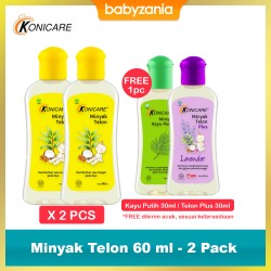 Konicare Minyak Telon 60 ml 2 Pack FREE KAYU...