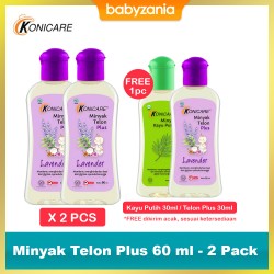 Konicare Minyak Telon Plus 60 ml 2 Pack FREE KAYU...