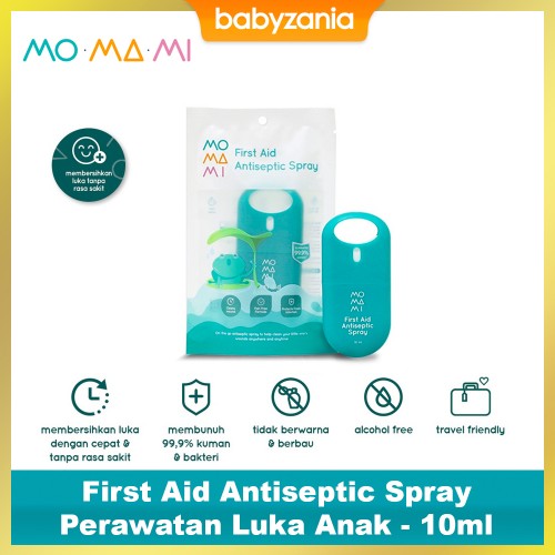 Momami First Aid Antiseptic Spray Perawatan Luka Anak - 10 ml