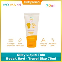 Momami Silky Liquid Talc Bedak Bayi - Travel Size...