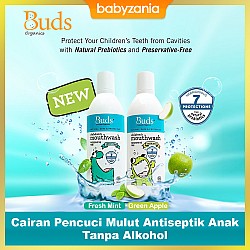 Buds Organics Mouthwash For Kids Cairan Kumur Mulut Anak Antiseptik