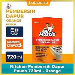 Mr Muscle Kitchen Pembersih Dapur Pouch 720ml -...