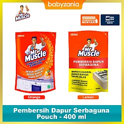 Mr Muscle Kitchen Pembersih Dapur Serbaguna Pouch - 400 ml